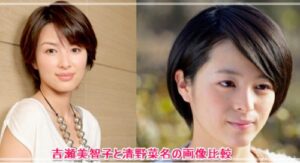 清野菜名と吉瀬美智子がそっくり 上野樹里と木下優樹菜とも似てる 画像を比較 芸能summary